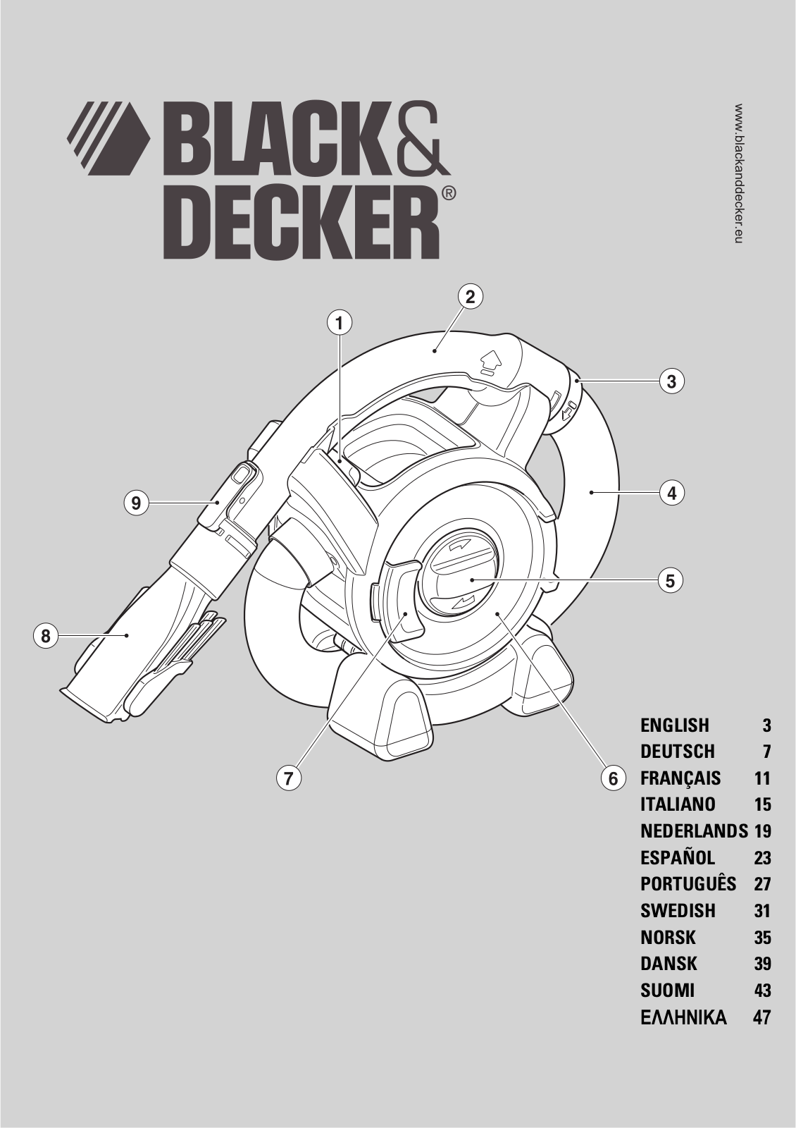 Black & Decker Pad1200 Instruction Manual