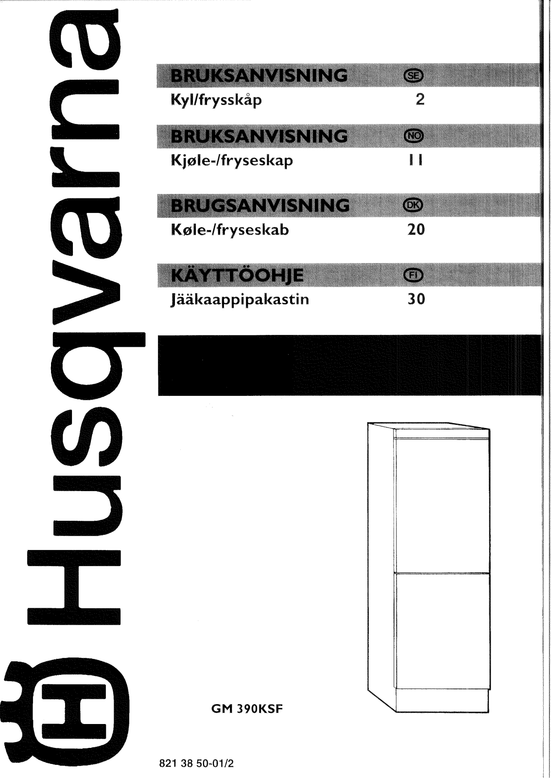 Husqvarna GM390KSF User Manual