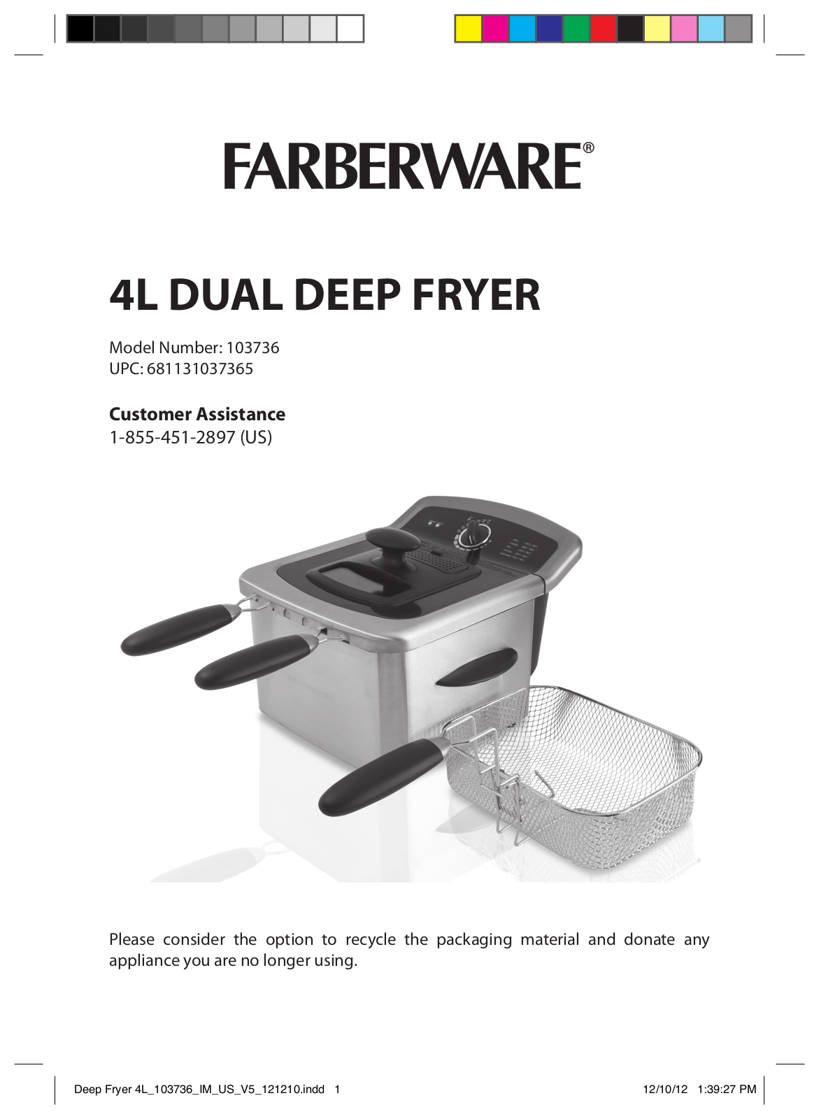 Farberware 103736 User Manual