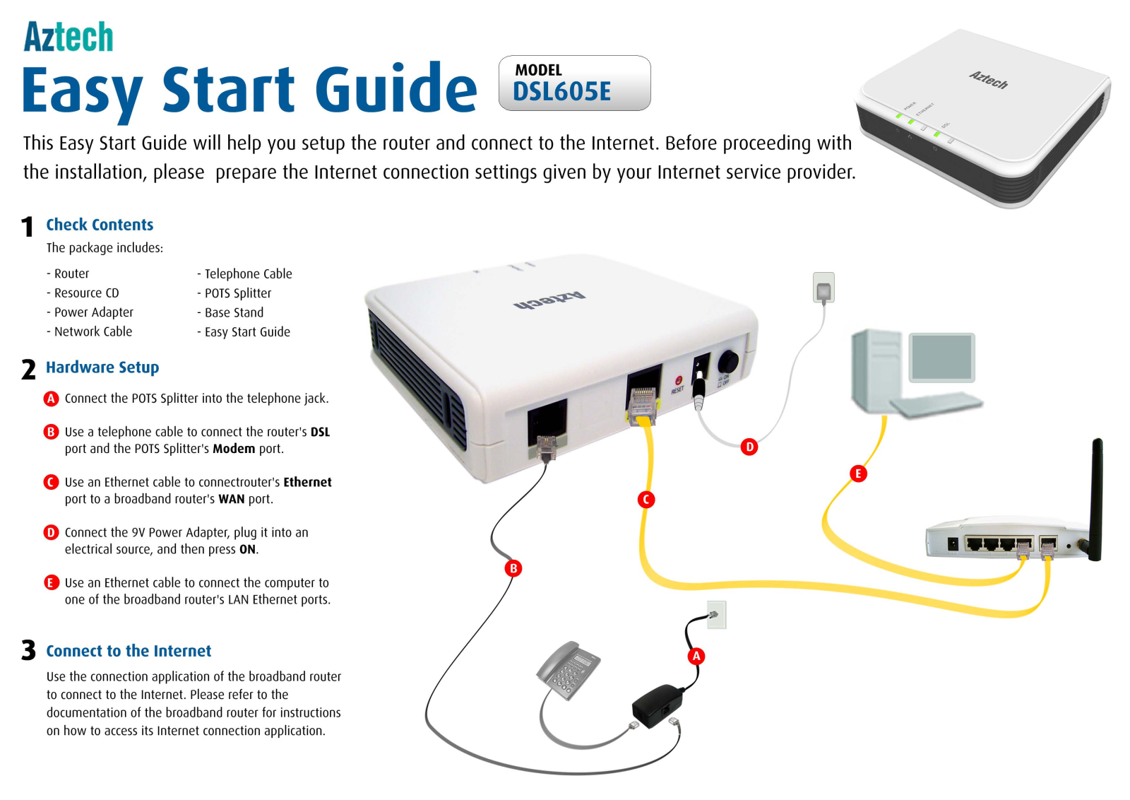 Aztech DSL605E User Manual