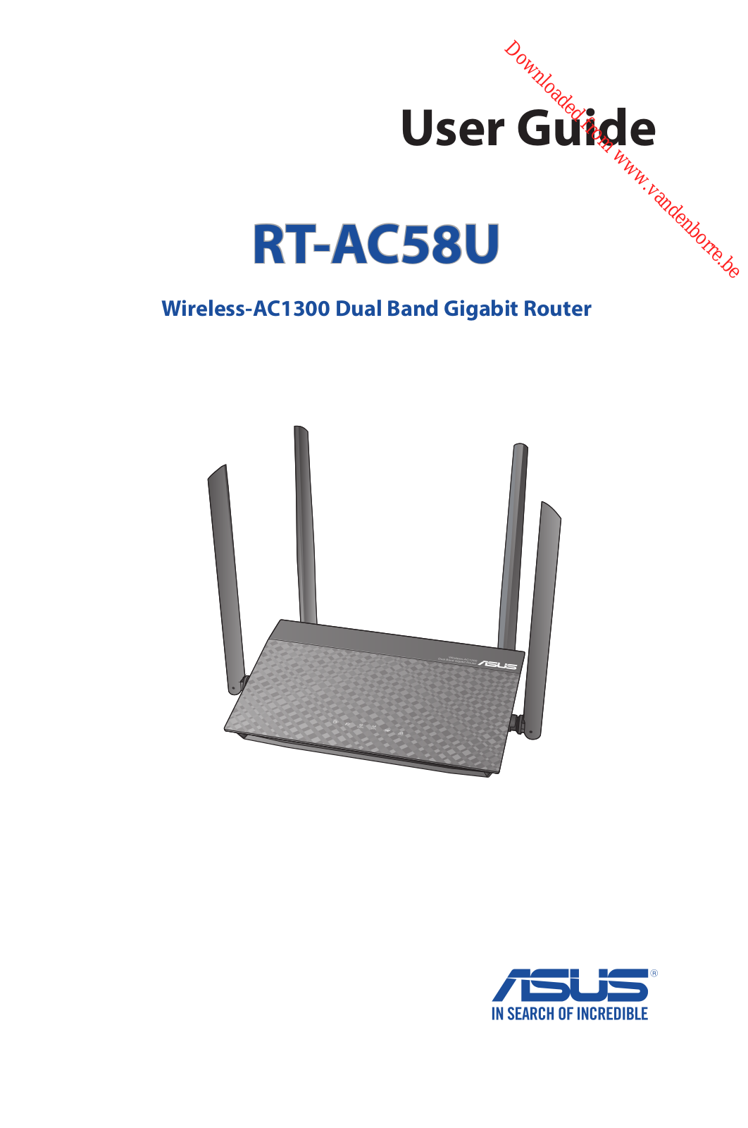 ASUS RTAC58 User Manual