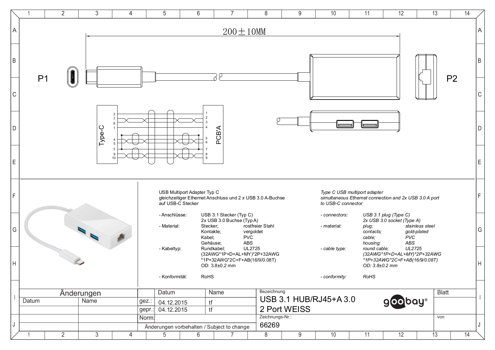 GOOBAY 66269 Datasheet - ManualMachine.com