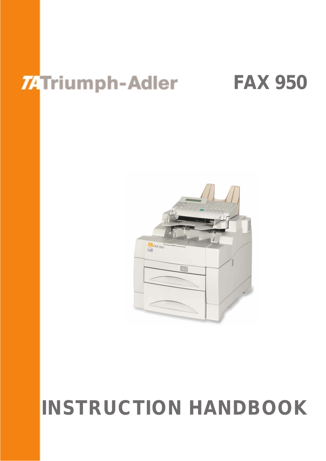 TA Triumph-Adler FAX 950 User Manual