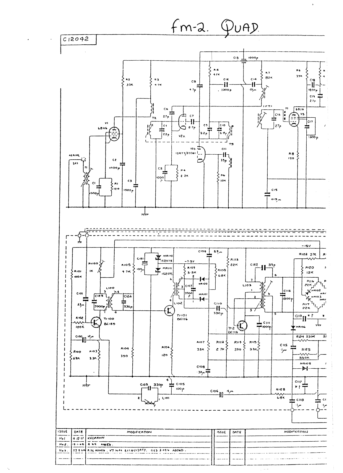 Quad FM-2 Schematic