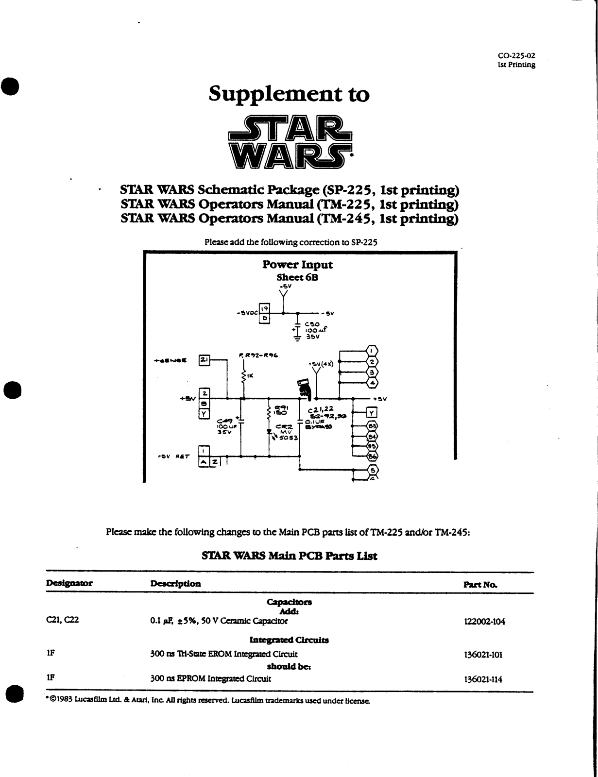 ATARI CO-225-02 User Guide