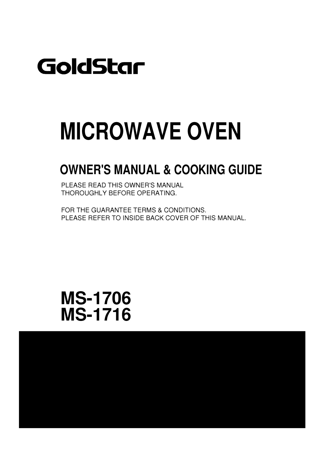 LG MS-1706 User Manual