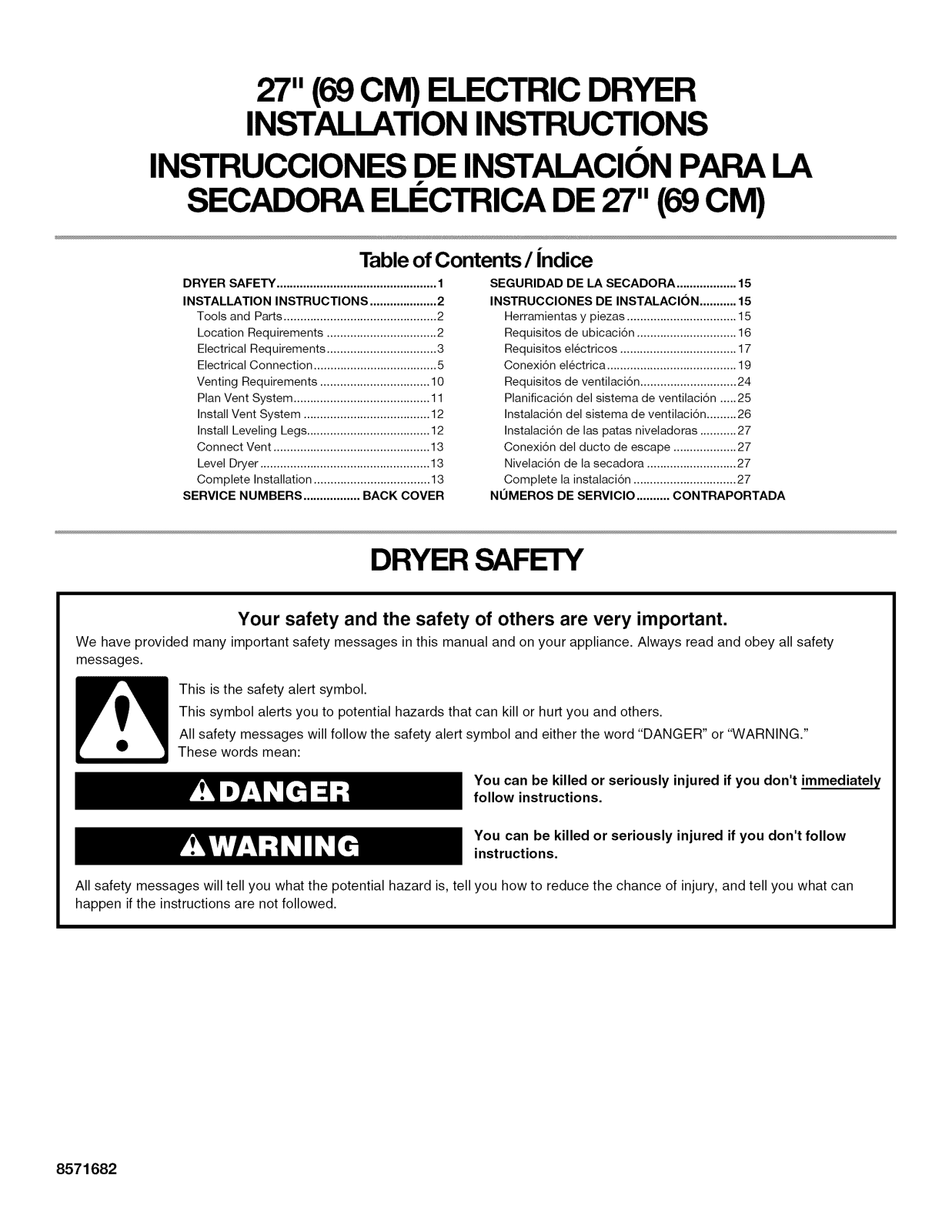 Kenmore Elite 11066944501, 11066924501 Installation Guide - ManualMachine.com