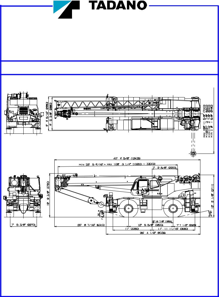 Tadano GR-500XL Service Manual