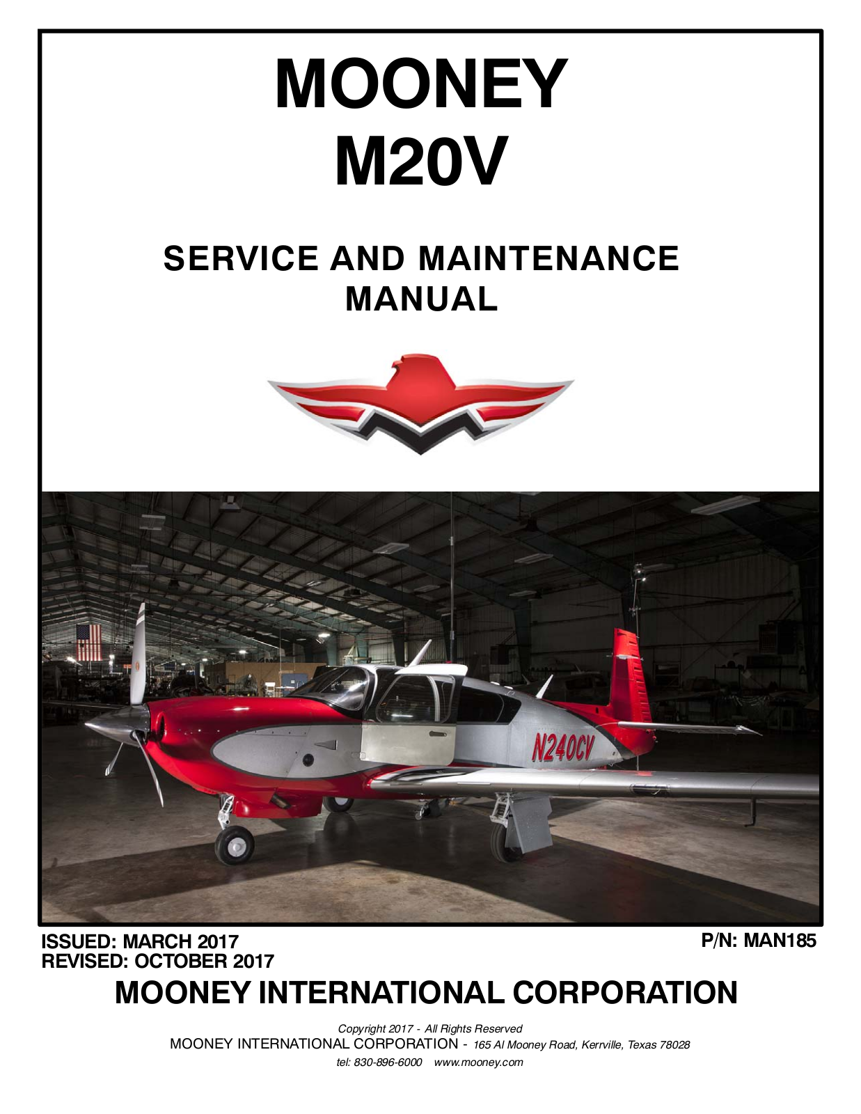 Mooney M20V, 33-0001 Maintance Manual