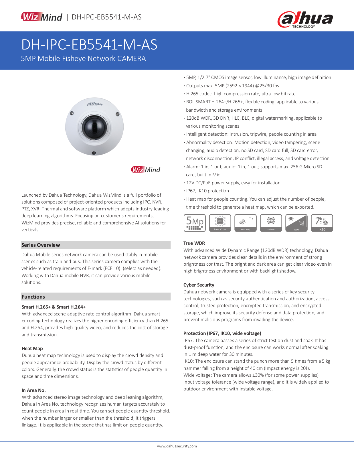 Dahua DH-IPC-EB5541-M-AS User Manual