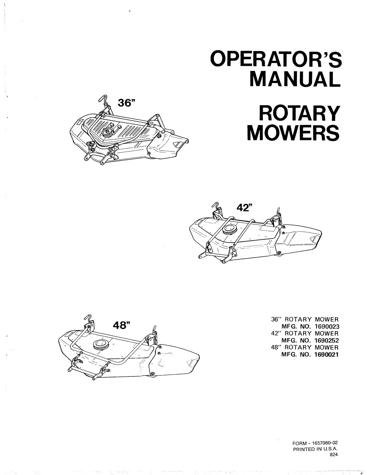 Simplicity 1690252, 1690023, 1690021, 1690023 User Manual