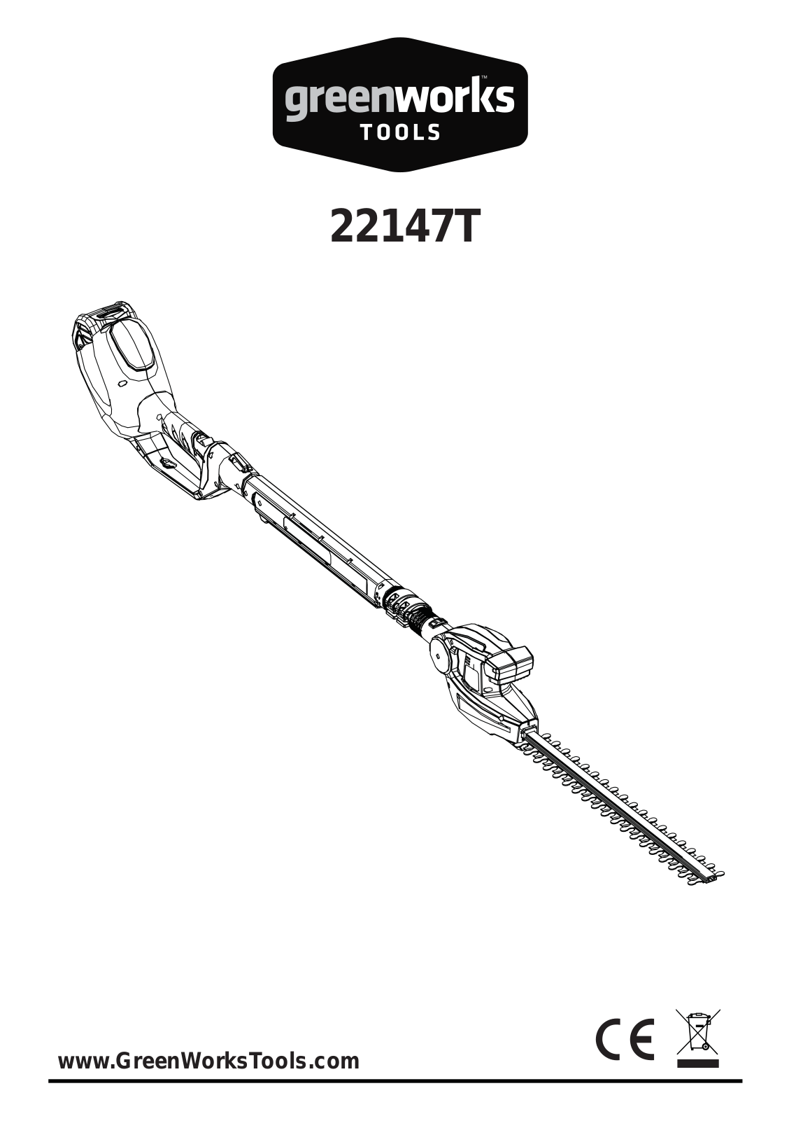 Greenworks 22147T User Manual