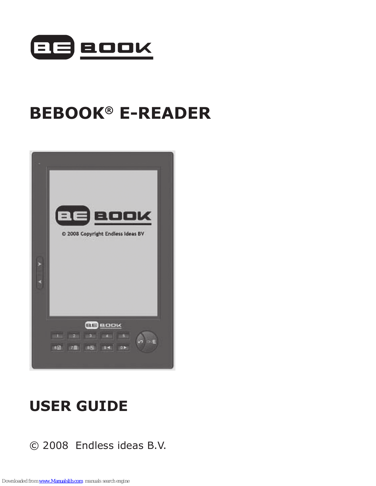 BeBook E-READER User Manual - ManualMachine.com