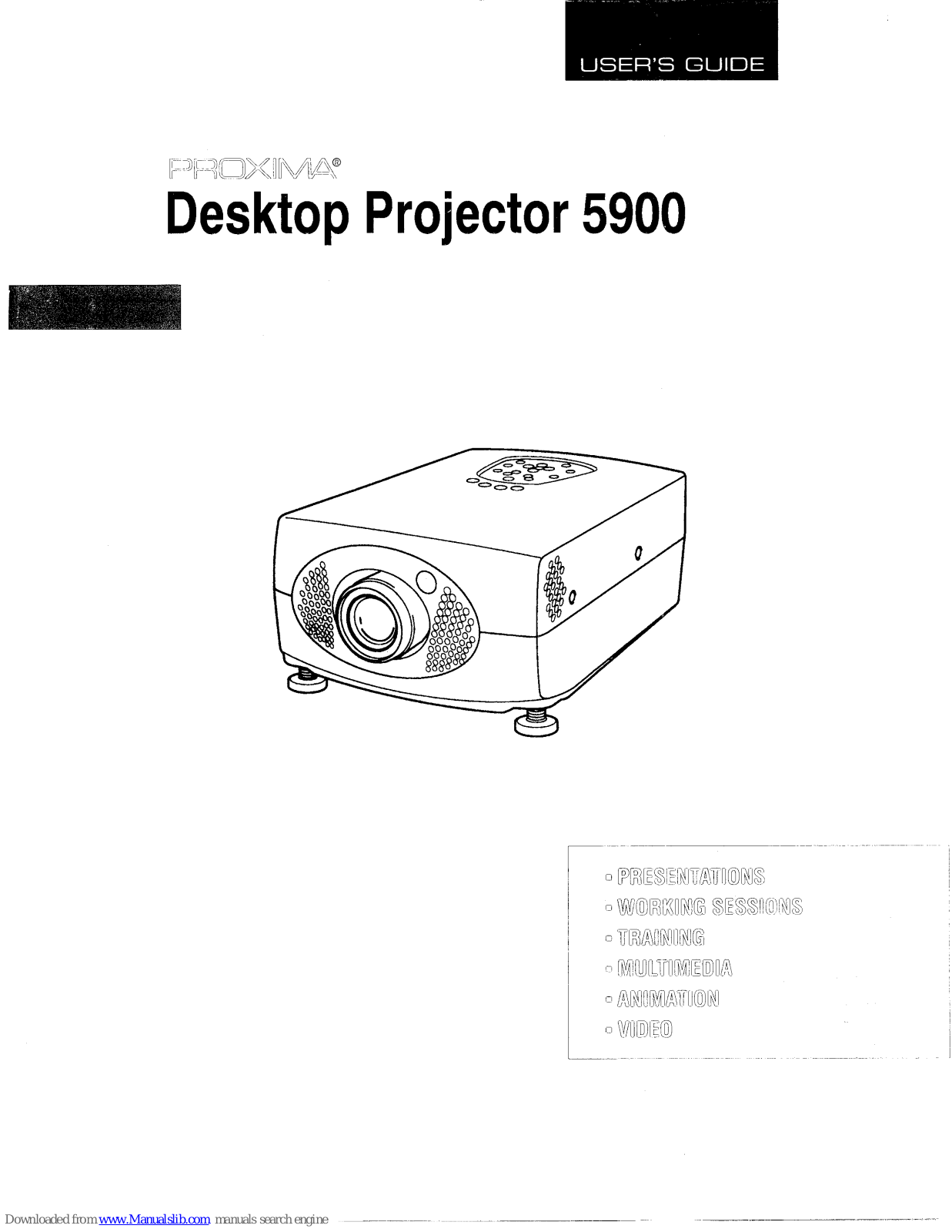 Proxima 5900 User Manual