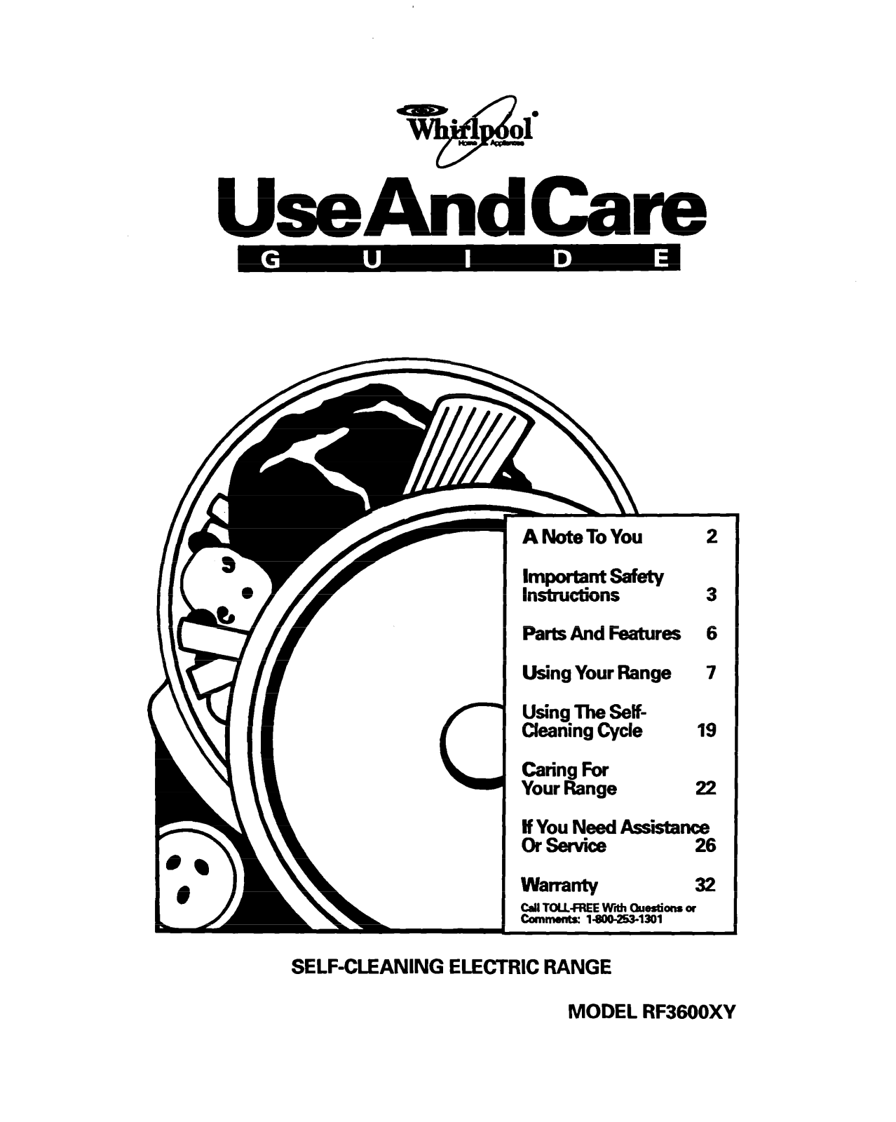 Whirlpool RF36OOXY User Manual - ManualMachine.com