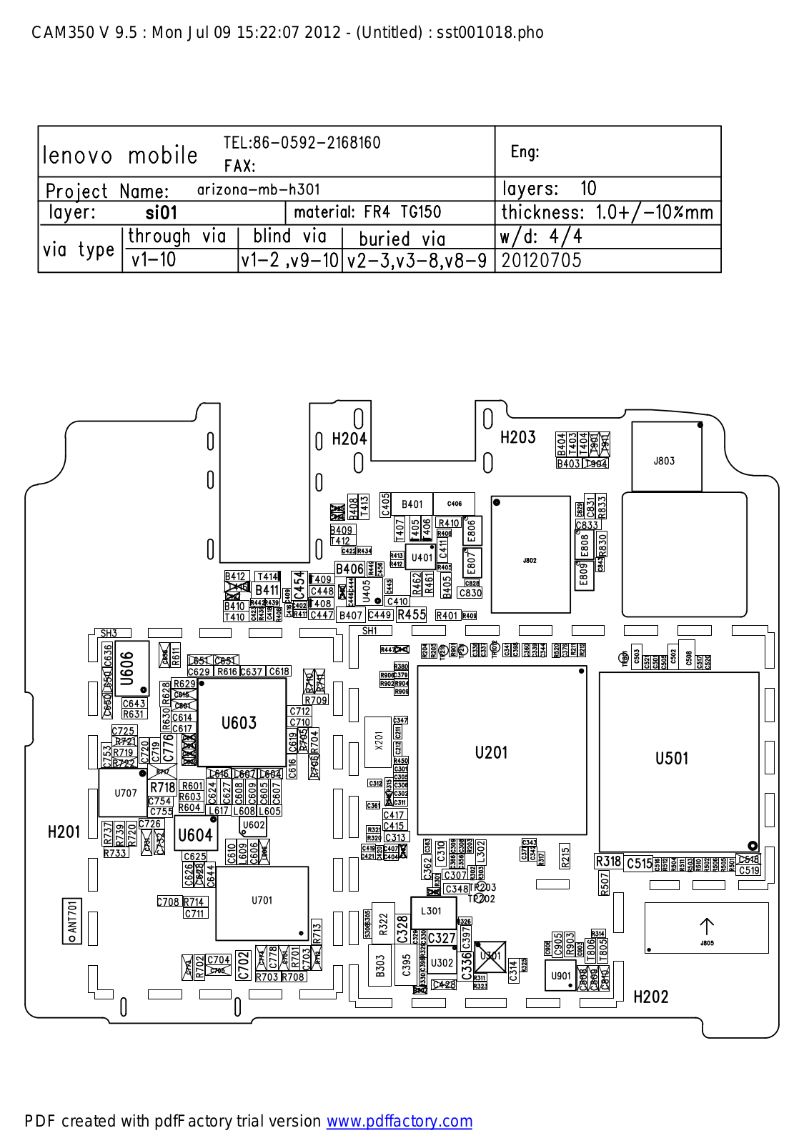 Lenovo S560 schematic diagram and service manual