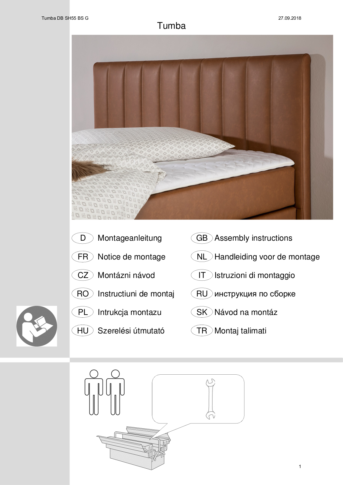 Home affaire Tumba Assembly instructions