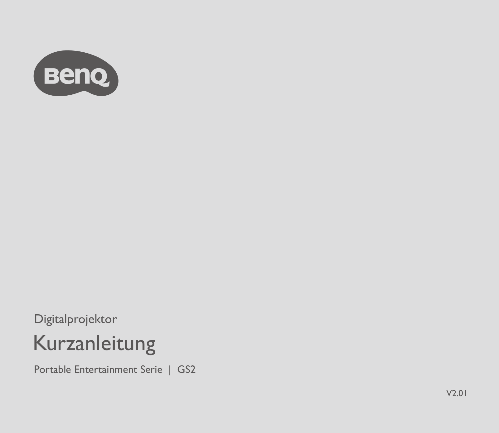 Benq GS2 User Manual