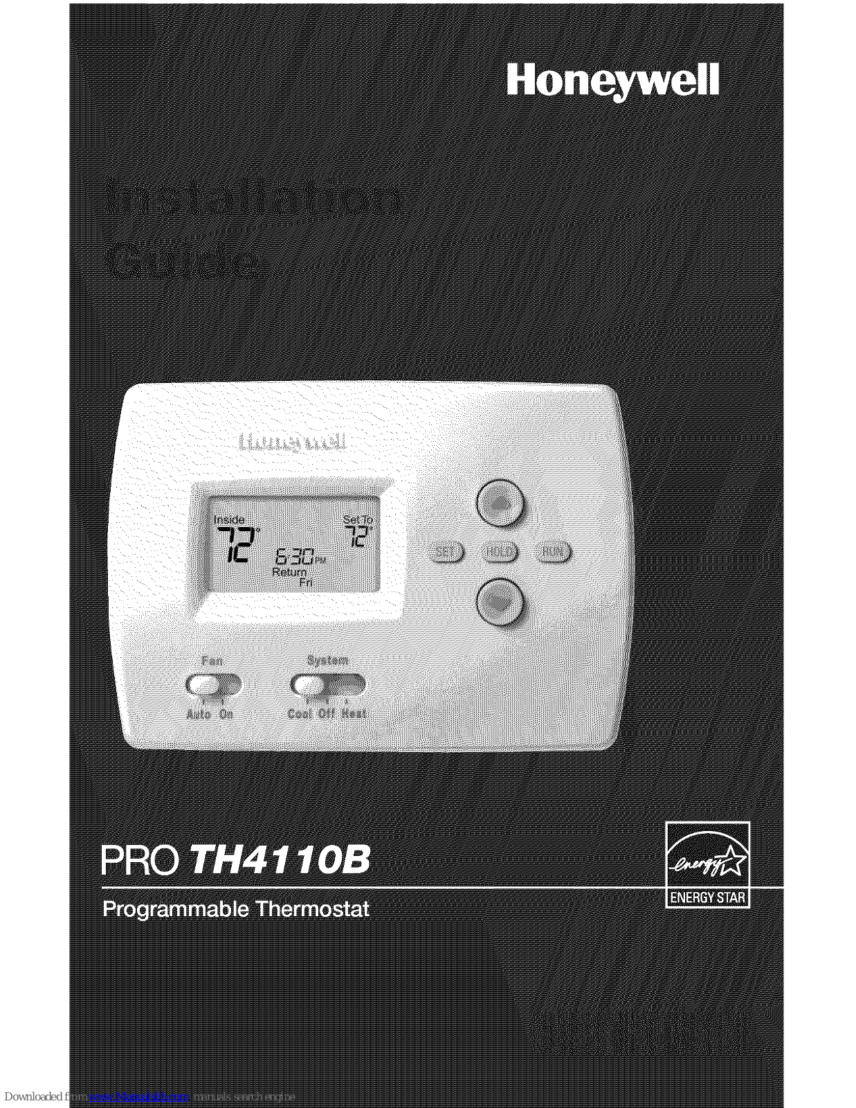 Honeywell PRO TH4110B Installation Manual - ManualMachine.com