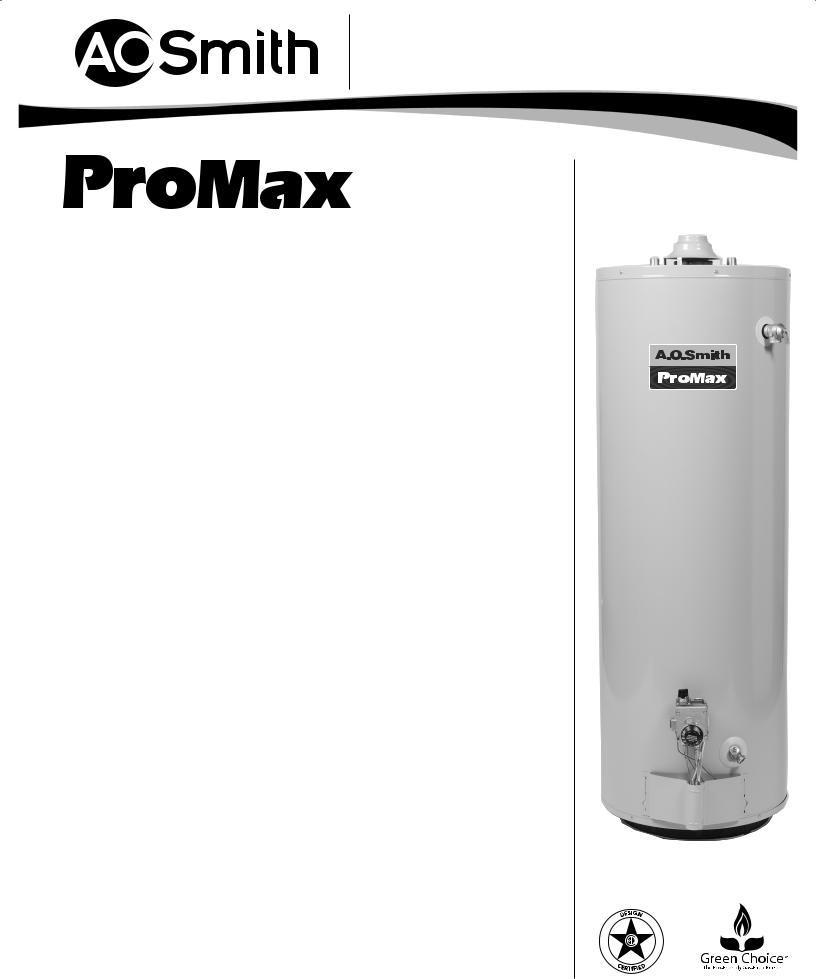 A.O. Smith ProMax User Manual