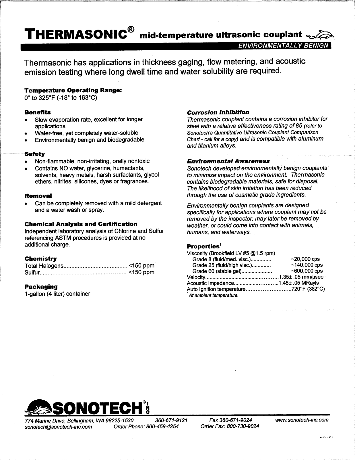 Fuji Electric Duosonics Data sheet