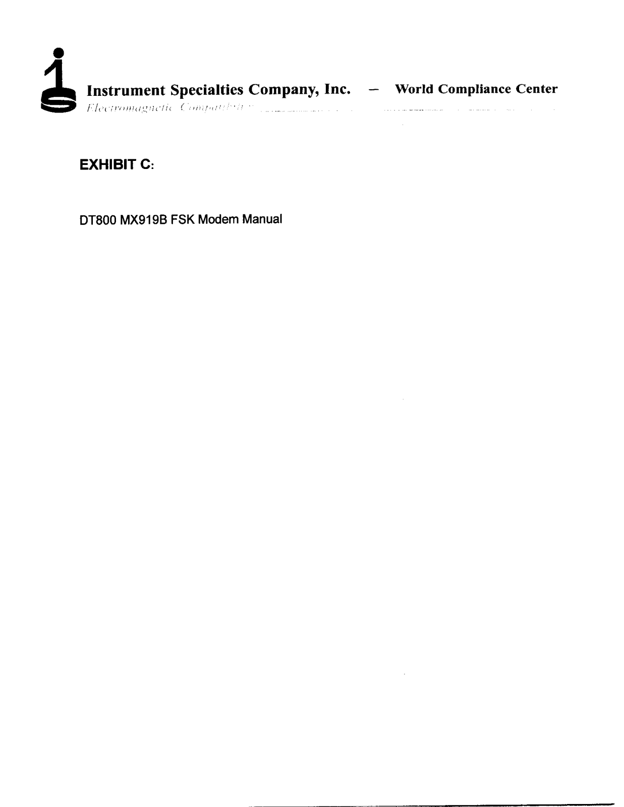 IP Mobilenet ECSDT800TX Users Manual