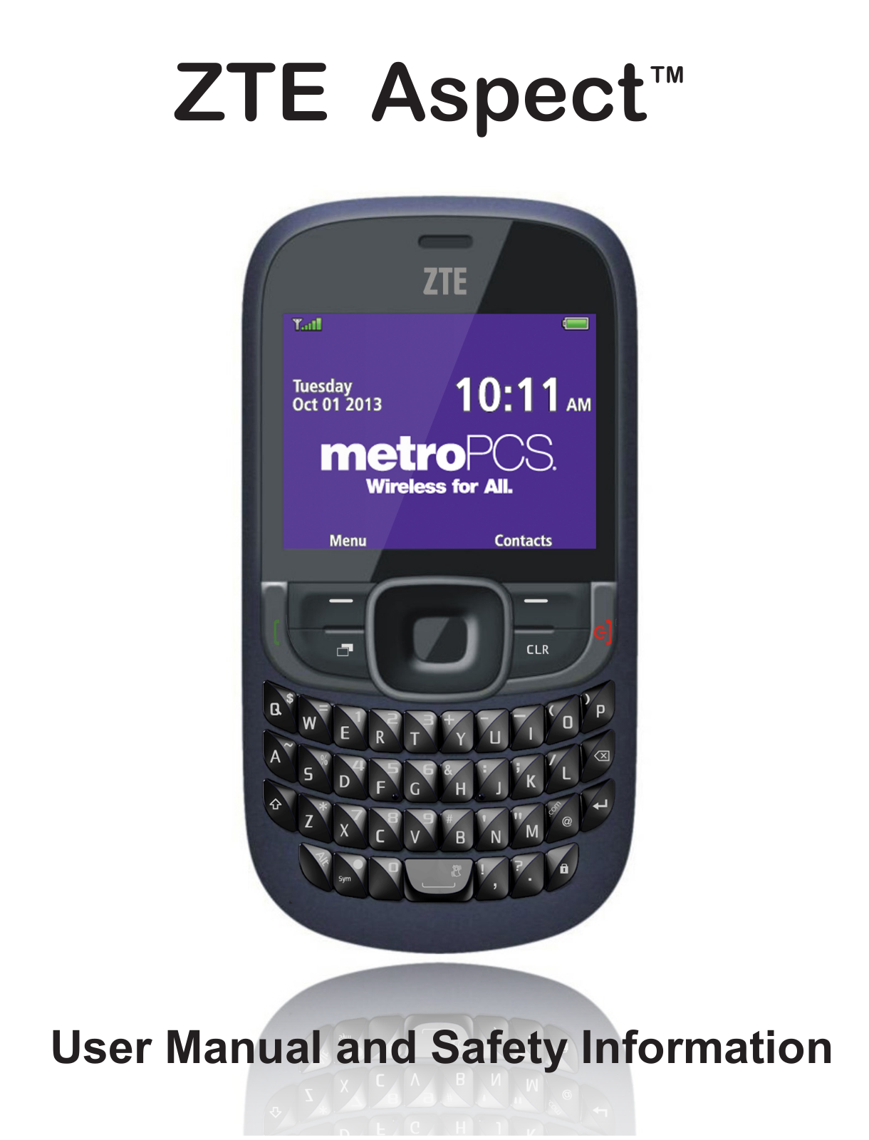 ZTE Aspect (Metro PCS) User Manual