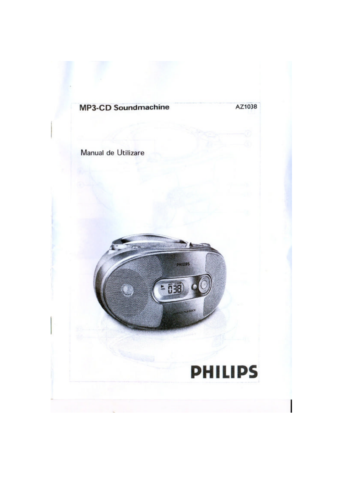 Philips AZ1038 User Manual