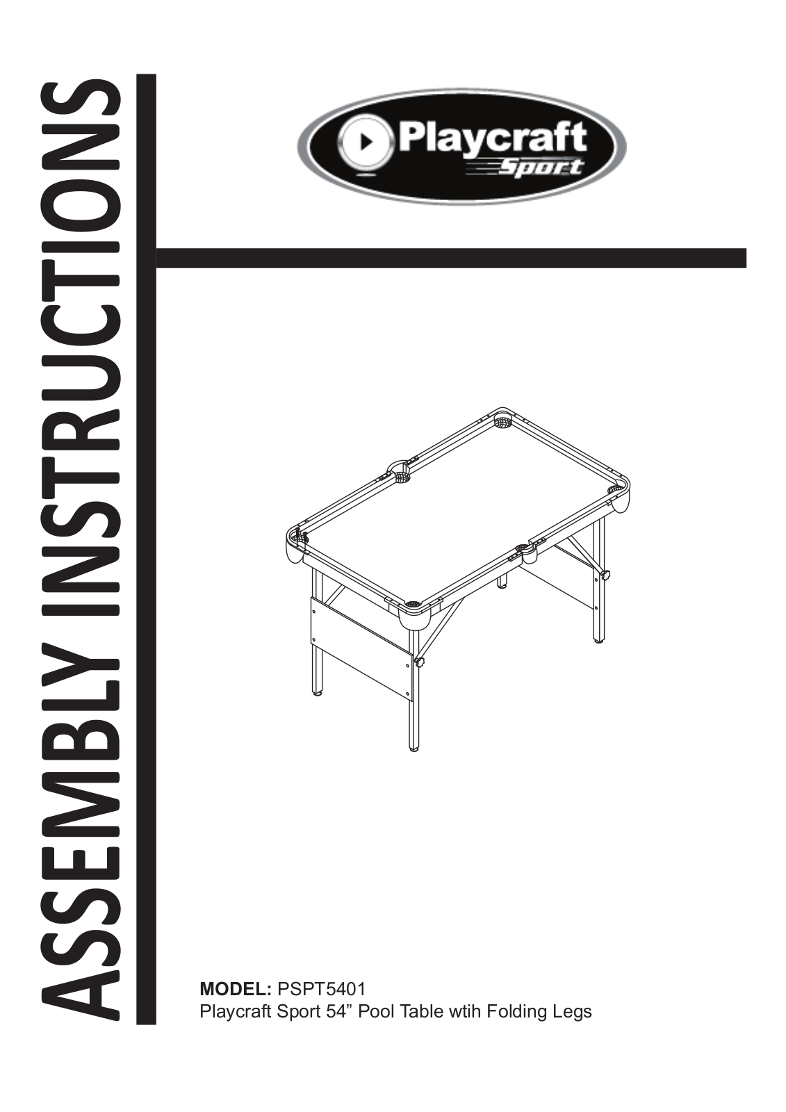 Playcraft PCF10010 Installation & Assembly - ManualMachine.com
