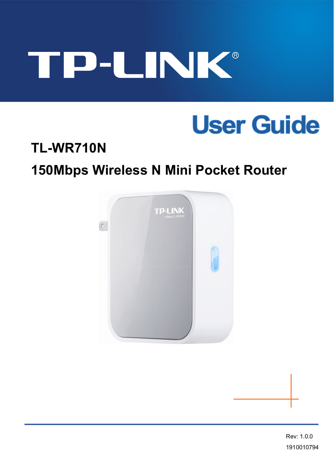 TP-Link TL-WR710N User Manual