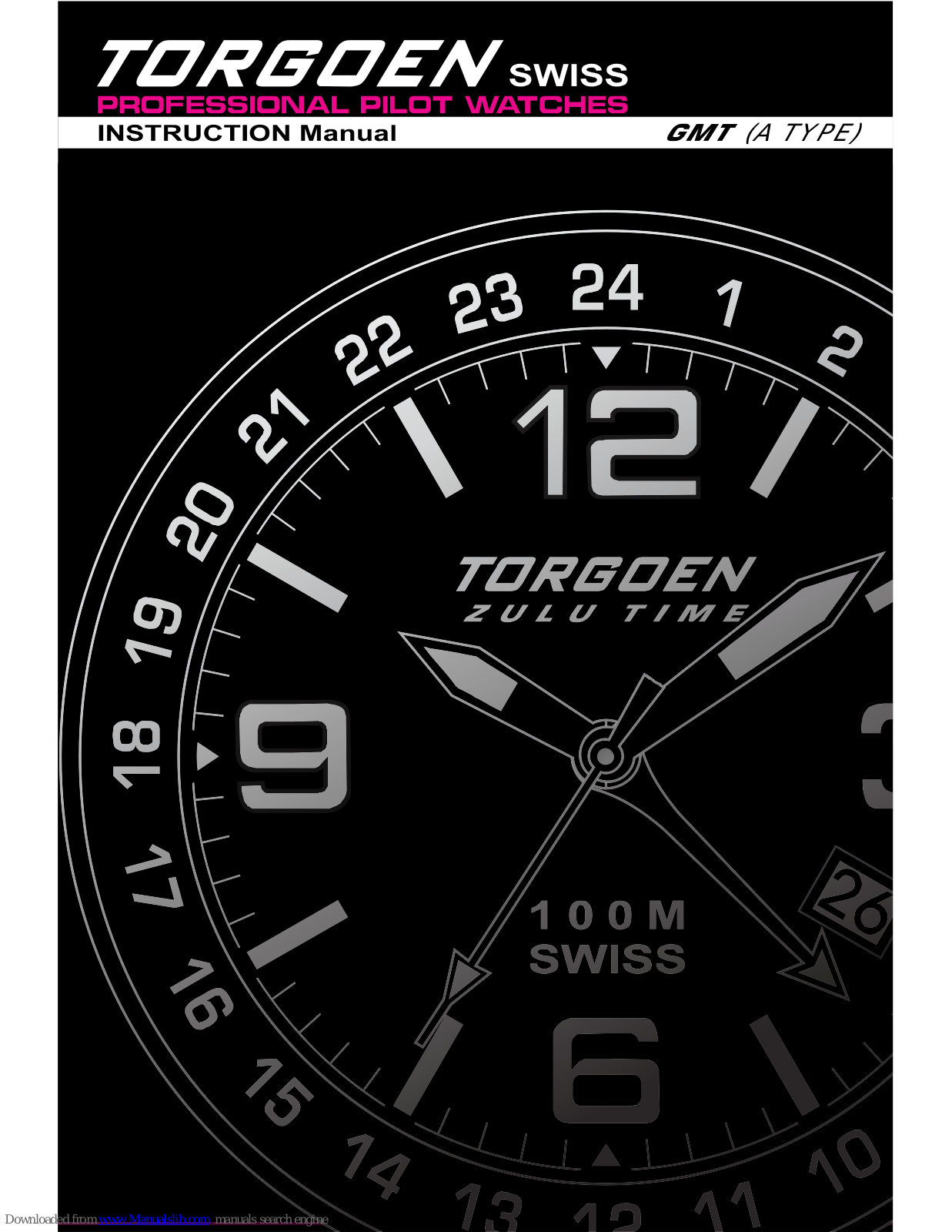 Torgoen GMT (A Type) Instruction Manual