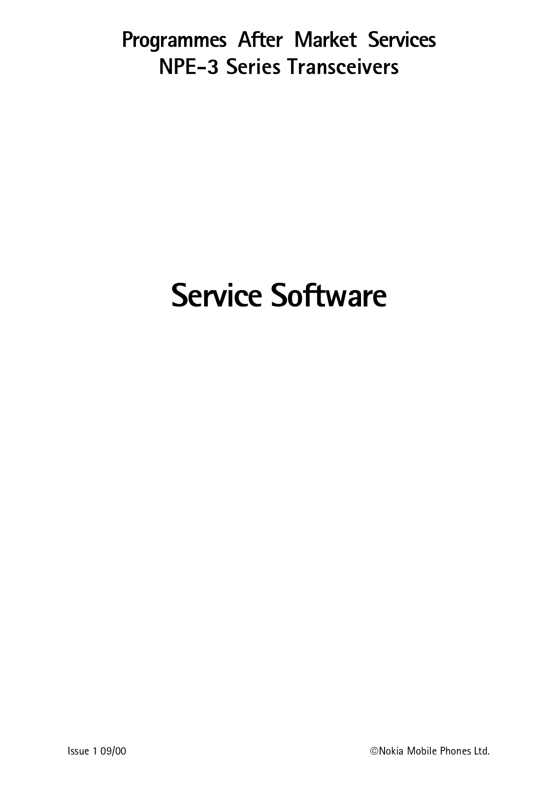 Nokia 6210 Service Manual servsoft