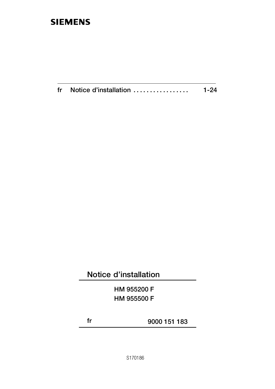 Siemens HM955200F, HM955500F User Manual