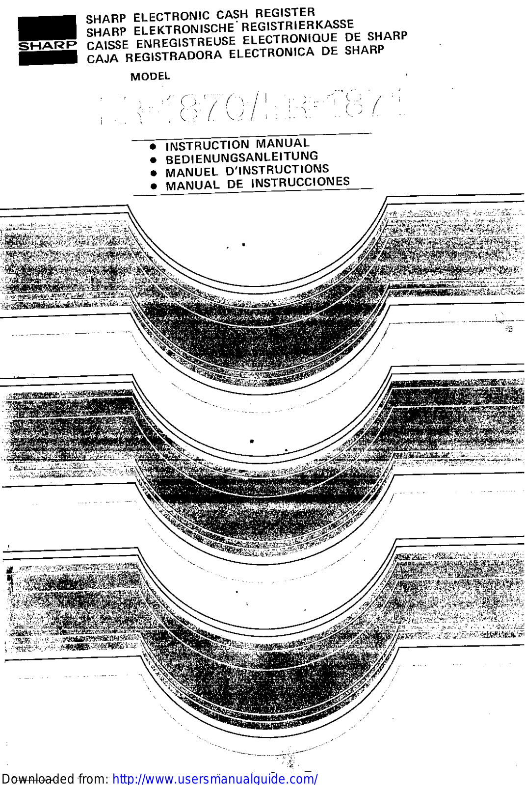 SHARP ER-1870 User Manual