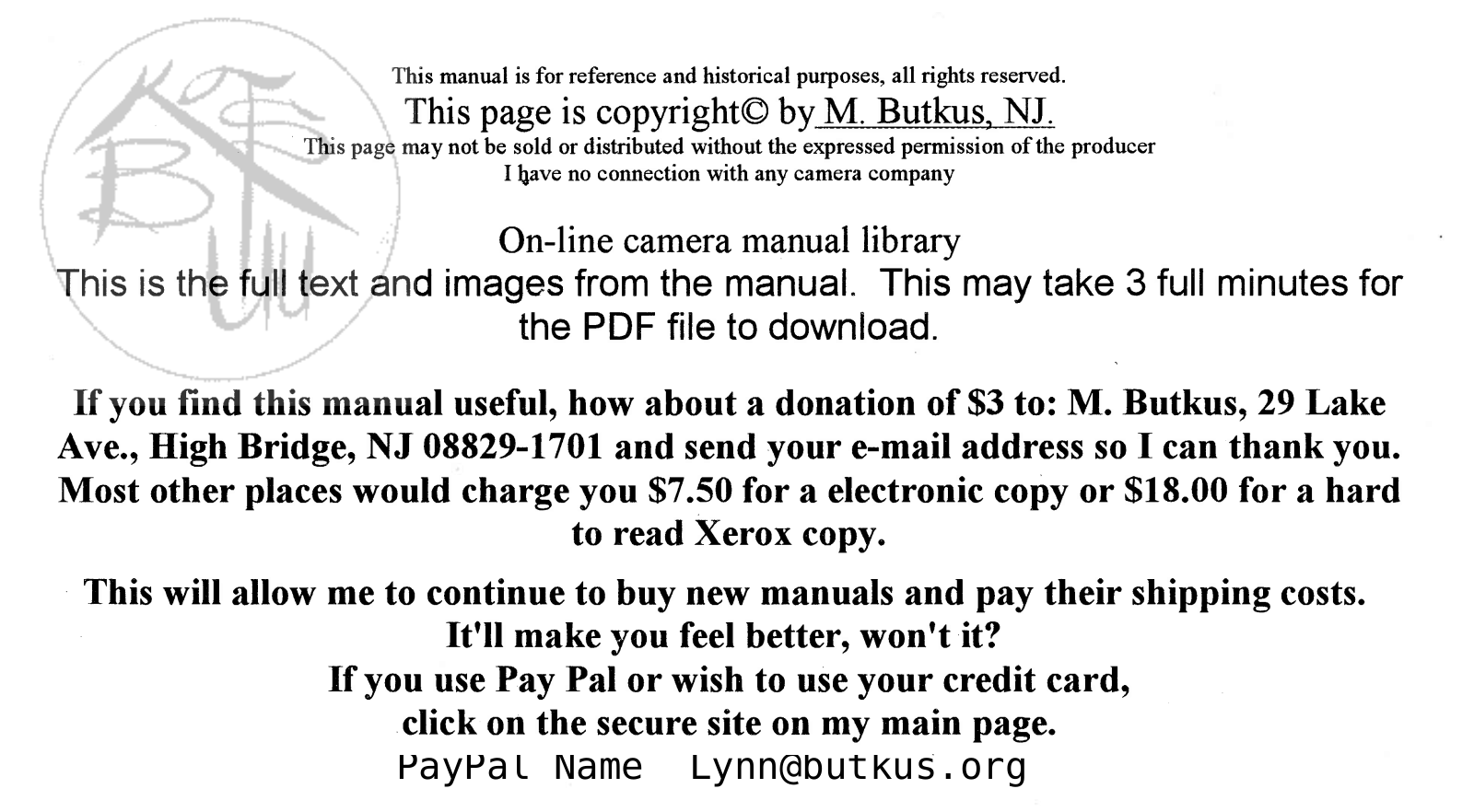 Nikon NIKONOS IV-A Instruction Manual - ManualMachine.com