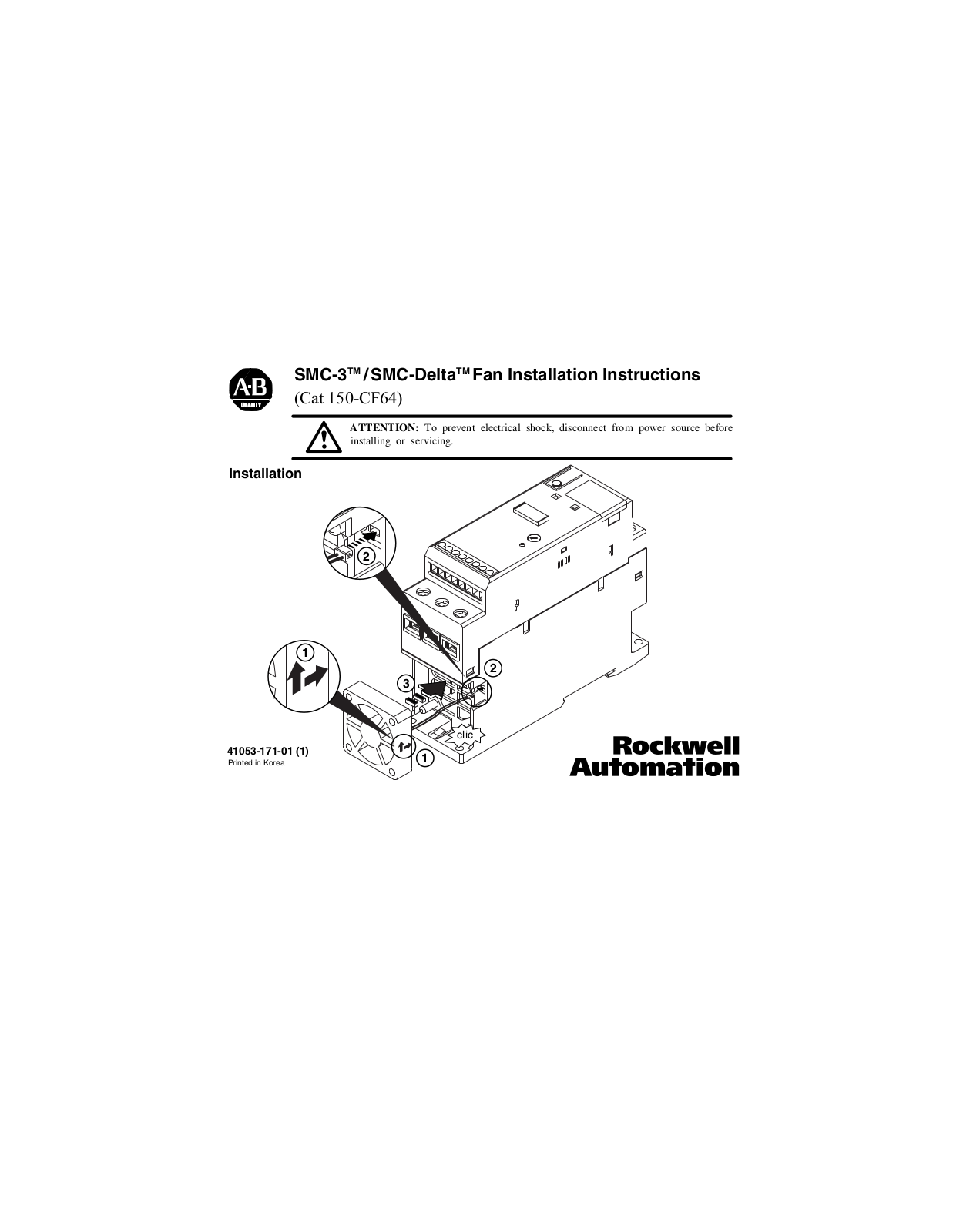 Rockwell Automation 150-CF64 User Manual