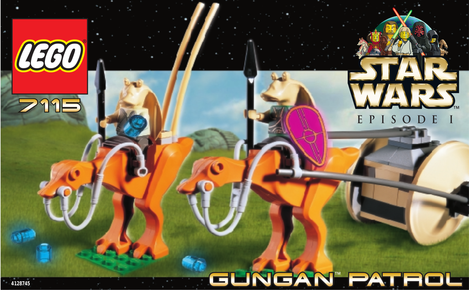 LEGO 7115 StarWars GunGan Patrol Assembly Manual