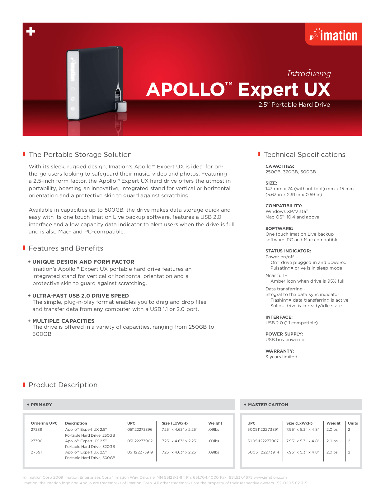 Imation APOLLO Expert UX User Manual