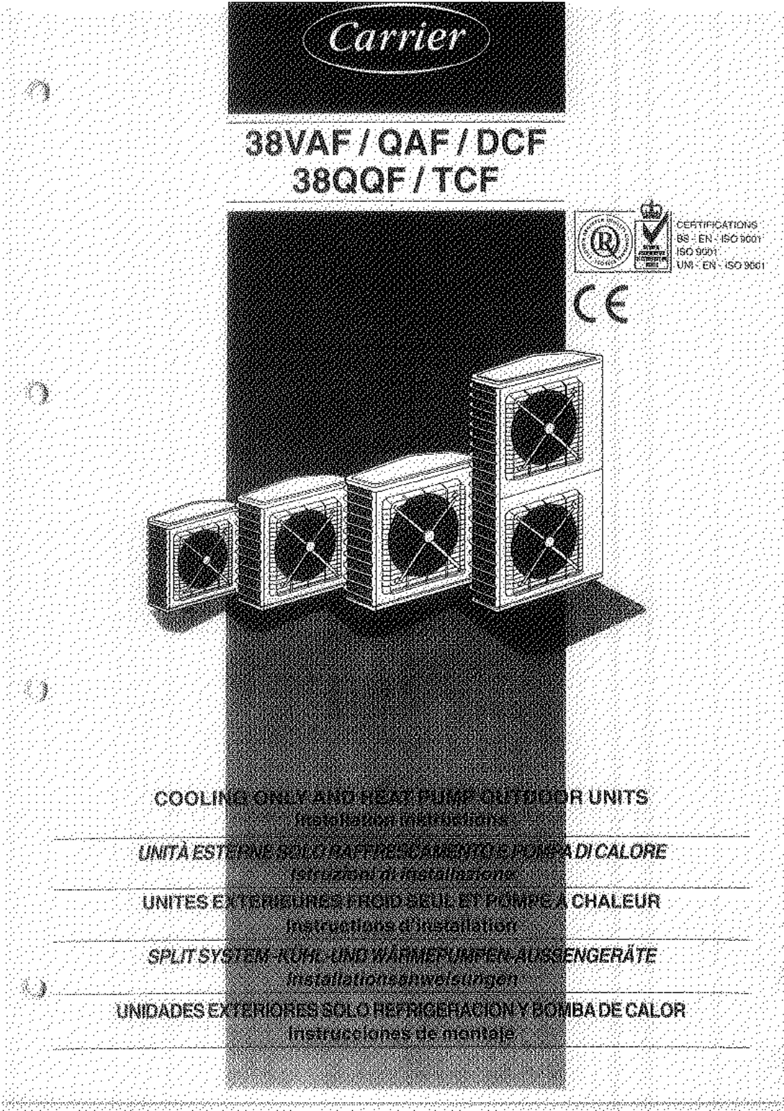 Carrier 38QQFIOM User Manual