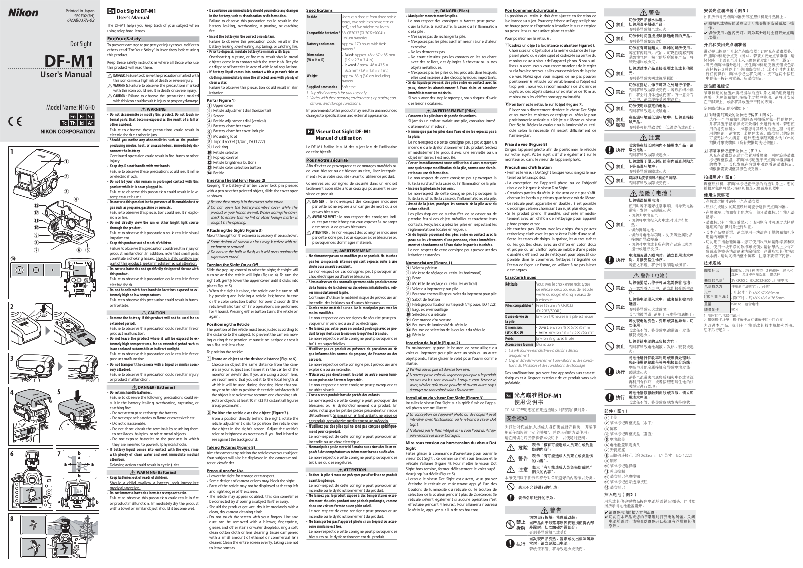 Nikon DF-M1 user's Guide