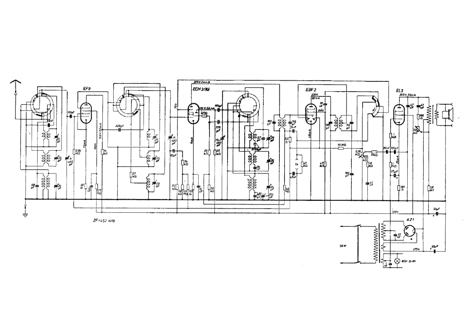 Philips 313a schematic