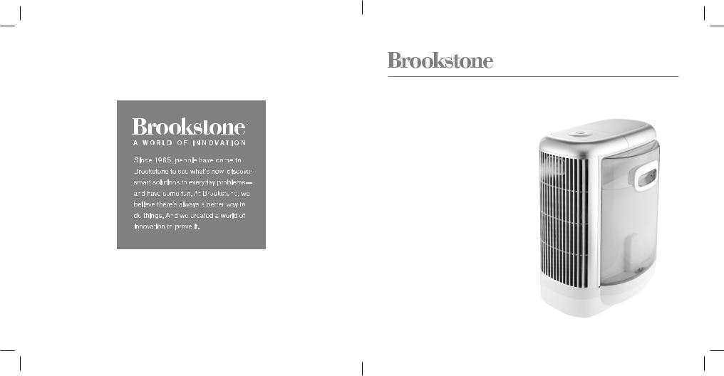 Brookstone Pure-Ion Bedroom User Manual