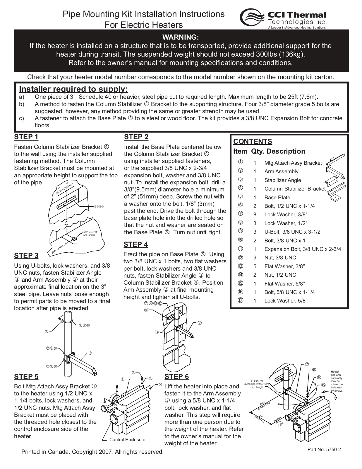 CCI Thermal Technologies PMK User Manual - ManualMachine.com