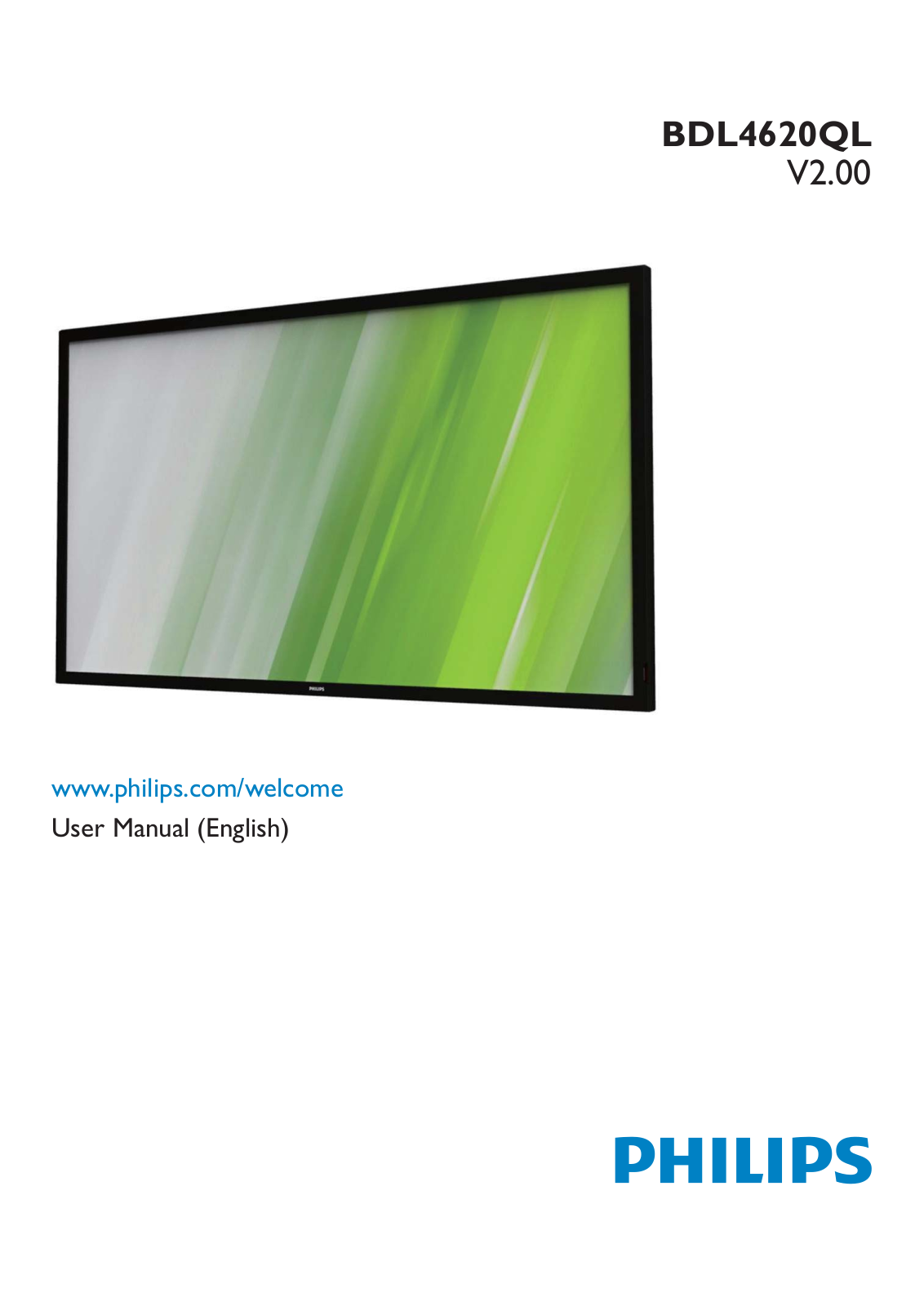 Top Victory Electronics BDL4620QL Users manual - ManualMachine.com