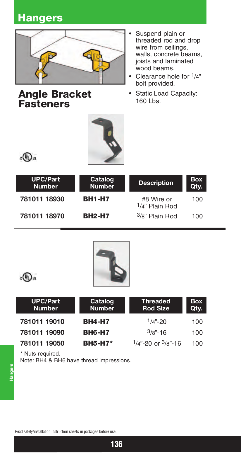 Cooper B-Line BH1-H7, BH2-H7, BH4-H7, BH6-H7, BH5-H7 User Manual