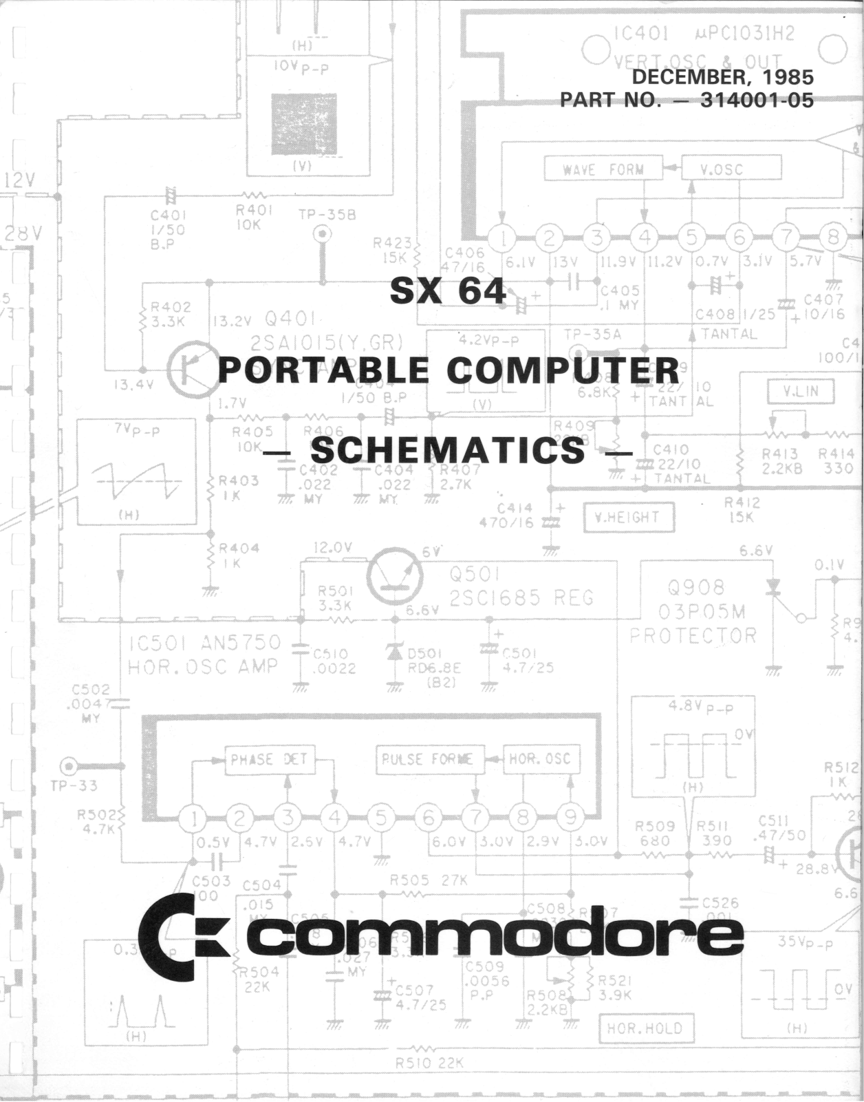 Commandore SX64 Schematic - ManualMachine.com