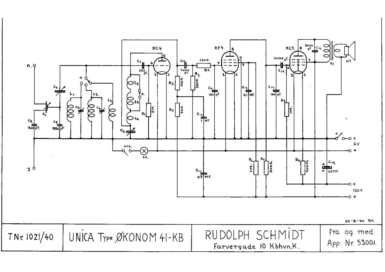 Unica Oekonom1021 Schematic - ManualMachine.com