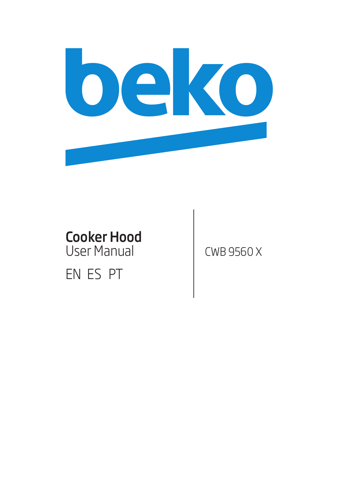 Beko CWB 9560 X User manual