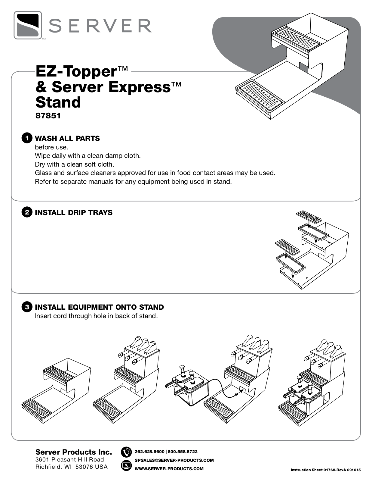 Server 87851 Installation Manual