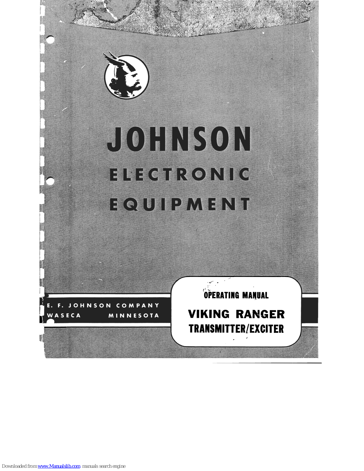 E.F. Johnson Ranger, Viking Ranger Operating Manual - ManualMachine.com
